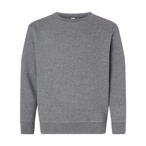 LAT Youth Elevated Fleece Crewneck Sweatshirt / Granite Heather